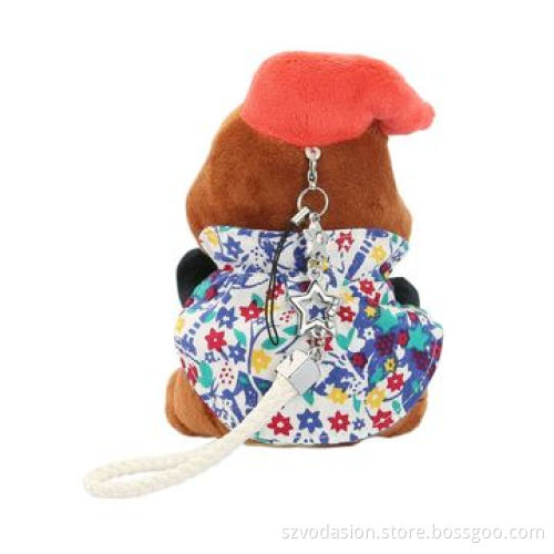 Travel 10,000mAh portable power bank, made of Korean plush and fire protection flame